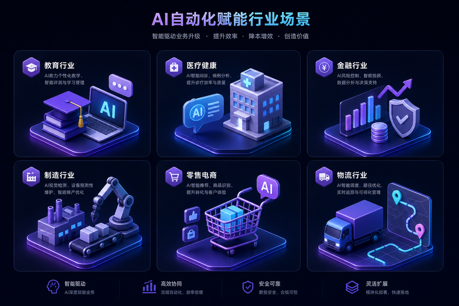 多行业AI自动化场景